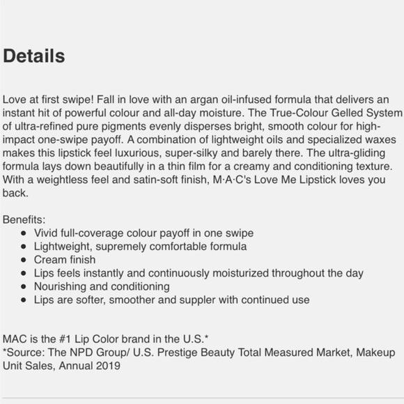 MAC Love Me Lipstick Nine Lives - Picture 16 of 16